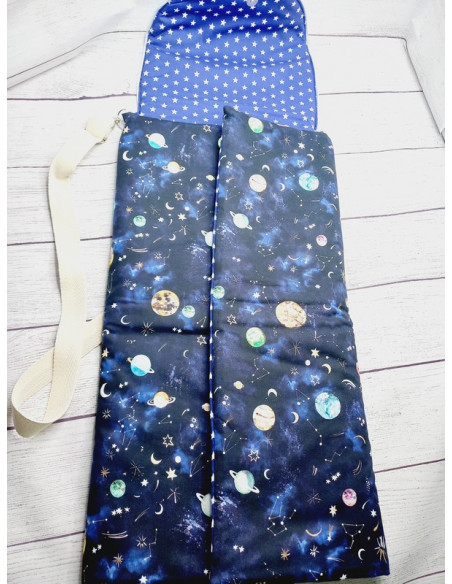 Sac à langer nomade ballerine et galaxy