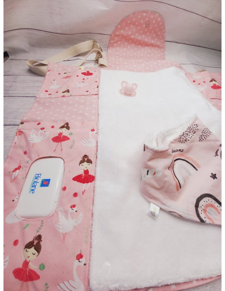 Sac à langer nomade ballerine et galaxy