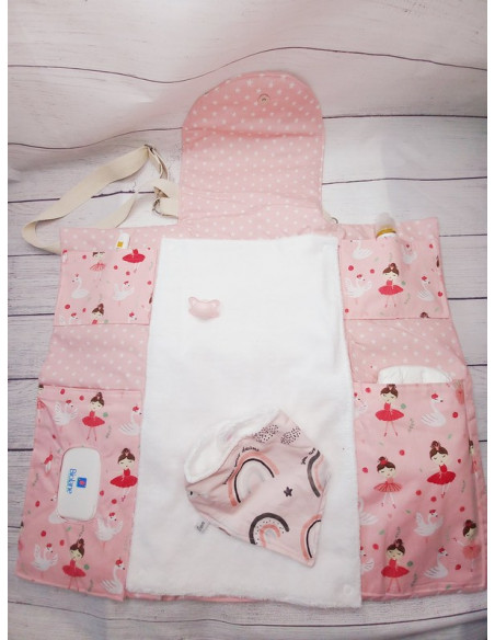 Sac à langer nomade ballerine et galaxy