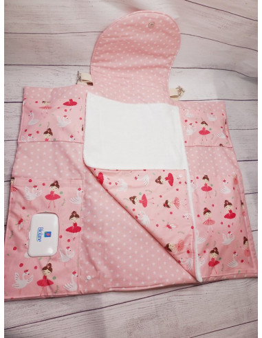 Sac à langer nomade ballerine et galaxy