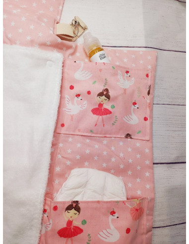 Sac à langer nomade ballerine et galaxy