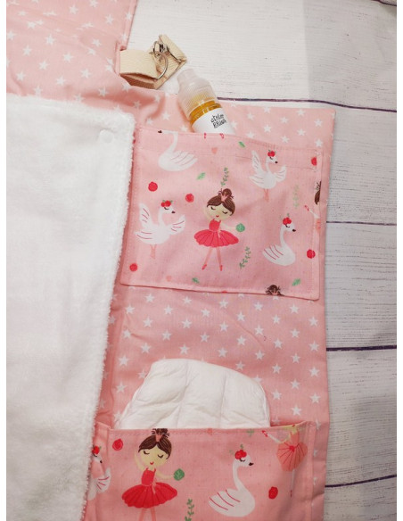 Sac à langer nomade ballerine et galaxy