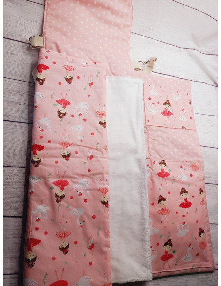 Sac à langer nomade ballerine et galaxy