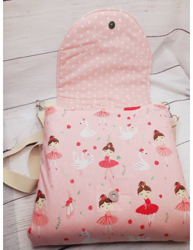 Sac à langer nomade ballerine et galaxy