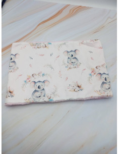 Tour de cou koala rose