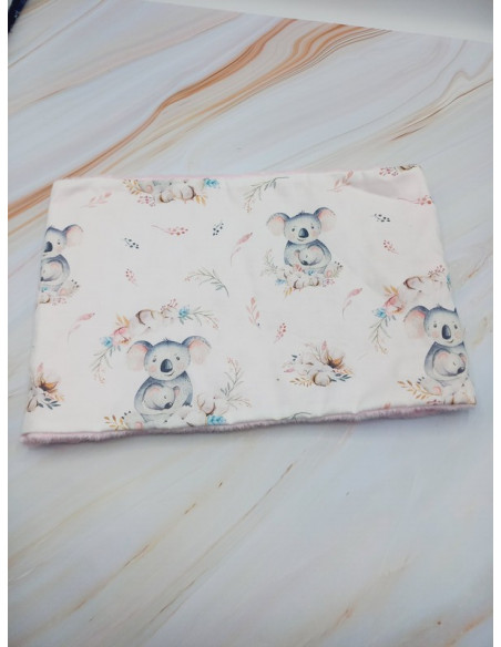 Tour de cou koala rose