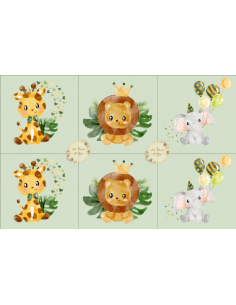Lingettes tissus safari