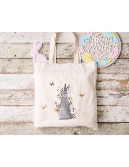 Tote bag Pâques lapin