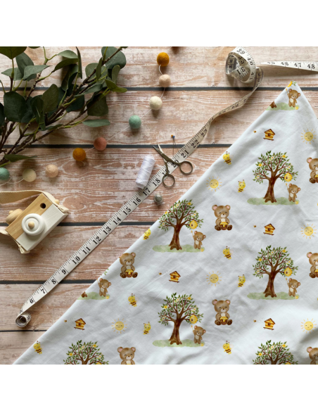 tissu winnie l'ourson