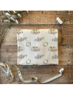 tissu coton eucalyptus