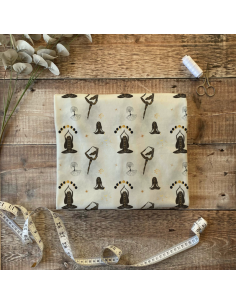 tissu yoga lune spirituel
