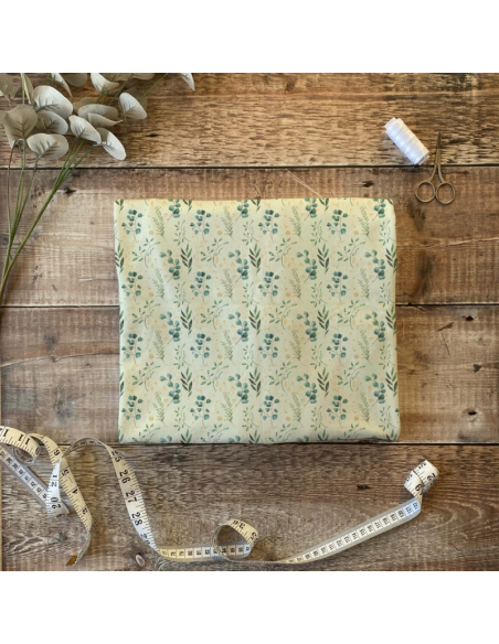 tissu eucalyptus vert