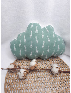 Coussin nuage girafe