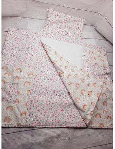 Matelas à langer nomade arc en ciel 2