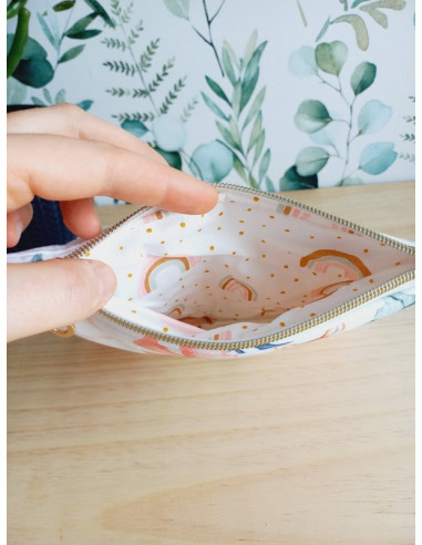 Pochette à maquillage personnalisable