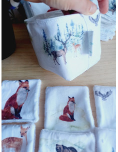 Panière à lingettes personnalisable