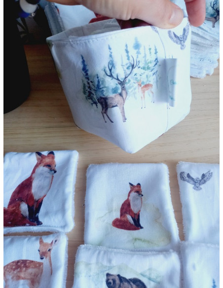 Panière à lingettes personnalisable