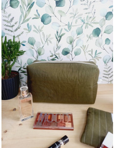 Trousse de toilette kaki 2