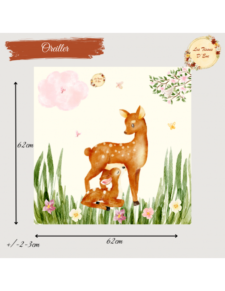 Panneau Tapis de chambre biche pré commande