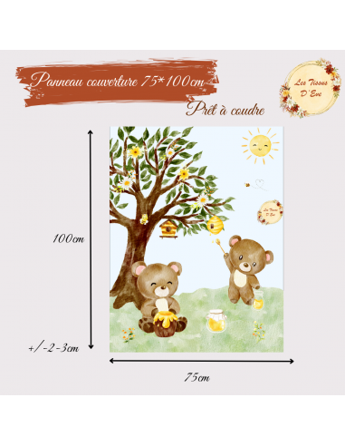 Coupon couverture 75*95 cm winnini pré commande