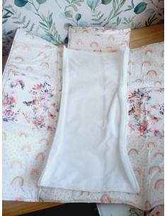 Pochette / tapis à langer nomade papillon 2