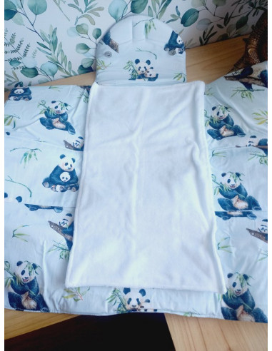 Pochette / tapis à langer nomade panda