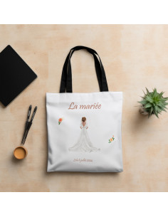 Tote bag mariée pré commande