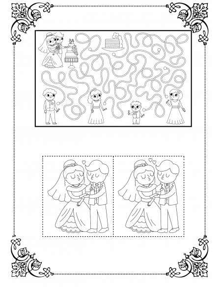 Gazette des mariés enfants canva