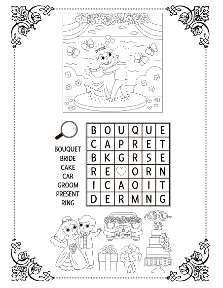 Gazette des mariés enfants canva