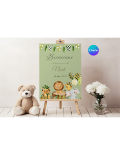 Panneau de bienvenue safari 2