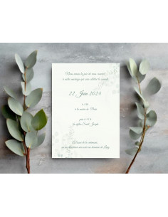 Modèle faire part eucalyptus 2