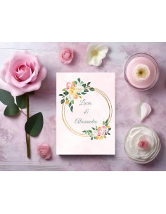 Modèle faire part fleurs d'été