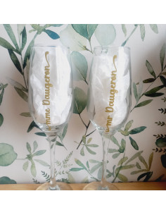 Flute à champagne personnalisée 2