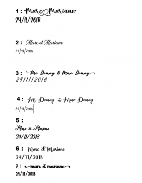 Flute à champagne personnalisée