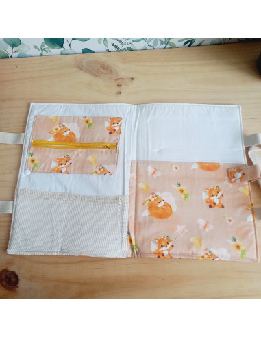 Pochette d'activités renard orangée