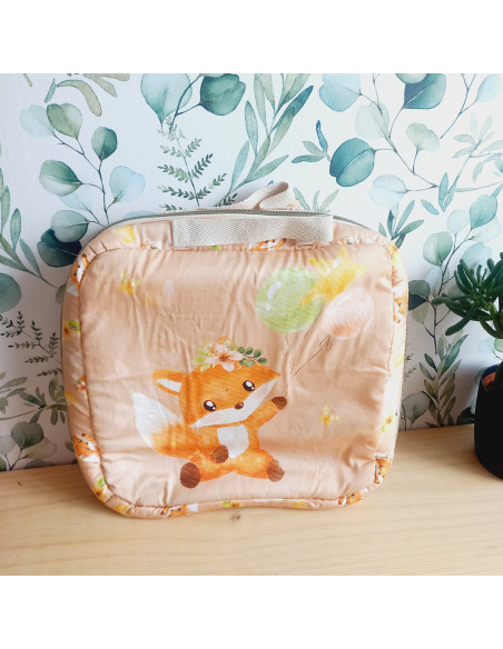 Valisette renard orangée