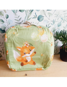 Valisette renard verte