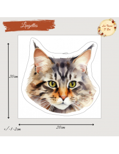 Coupon lingettes 20*20cm chat 1