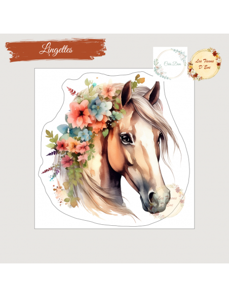 Lingettes cheval