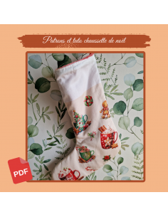 Patron gratuit chaussette de noël