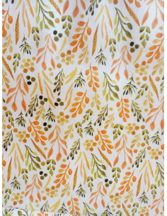 Tissu feuillage bio