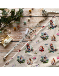 Tissus " Yoga nature"