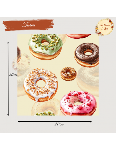 Tissus " Donut party"