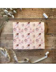 Tissus " Danse Enchantée sur Glace"