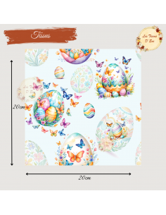 Tissus " Pâques rêves de papillons" 2