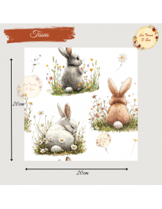 Tissus " Mystère Lapin" 2