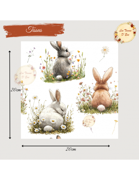 Tissus " Mystère Lapin"