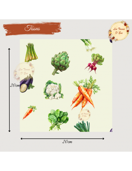 Tissus " Jardin gourmand"