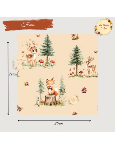 Tissus " Magic Forest"