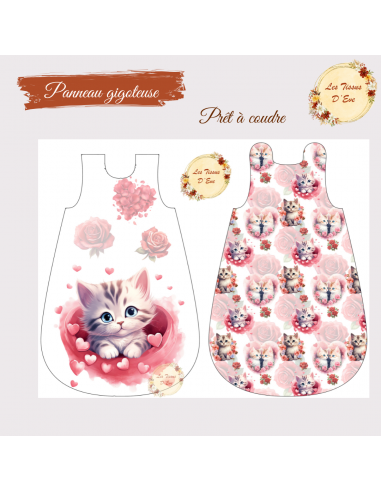 Panneau gigoteuse 0 6 mois chatons filles pré commande